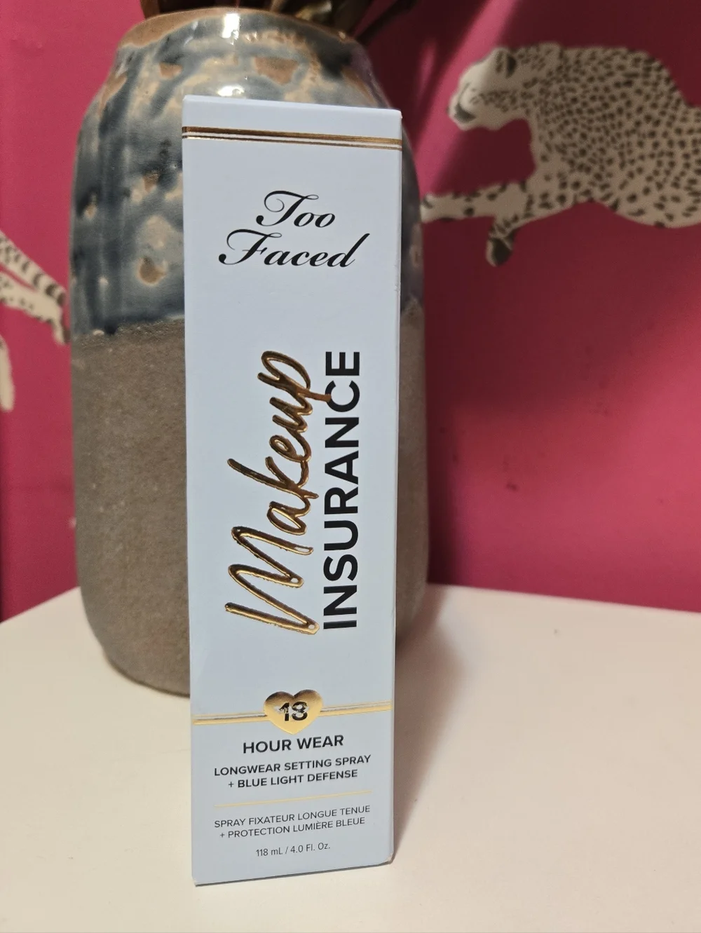 NIB Too Faced 18 Hours Makeup Insurance Setting Spray